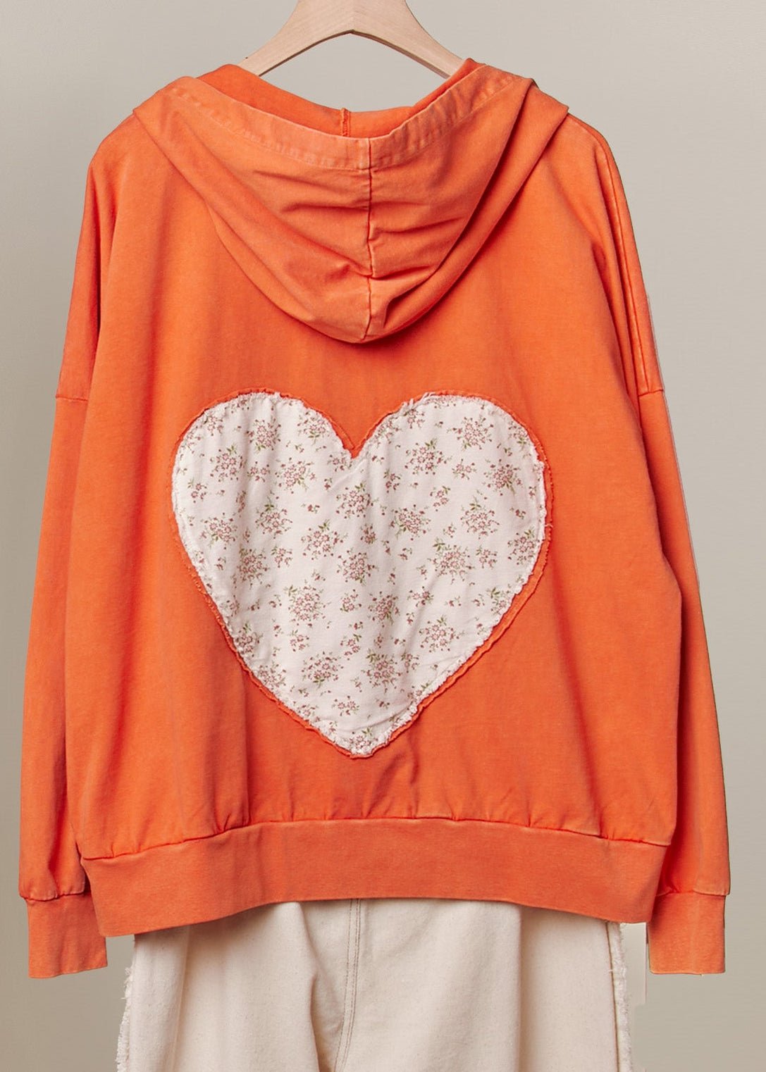 Love Letter Patchwork Zip - Up Hoodie - Westly