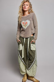 Lovestruck Vintage Washed Long-Sleeve Top - Westly