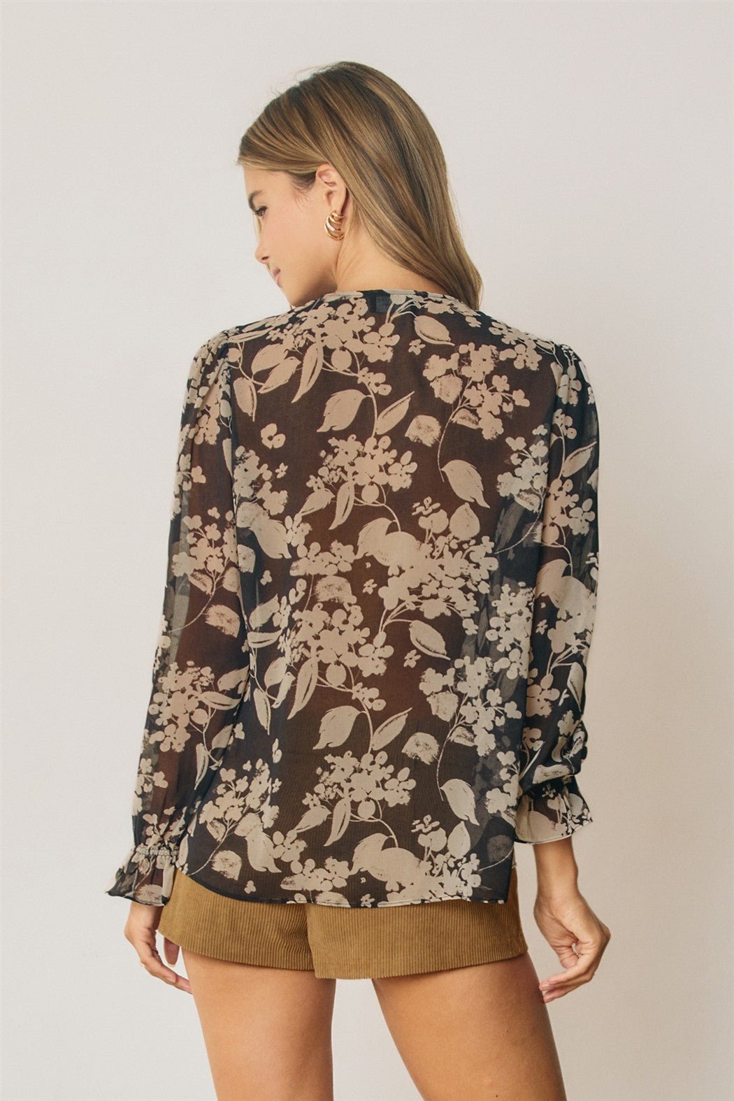 Lunaria Floral Ruffle Blouse - Westly