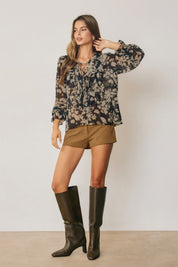 Lunaria Floral Ruffle Blouse - Westly