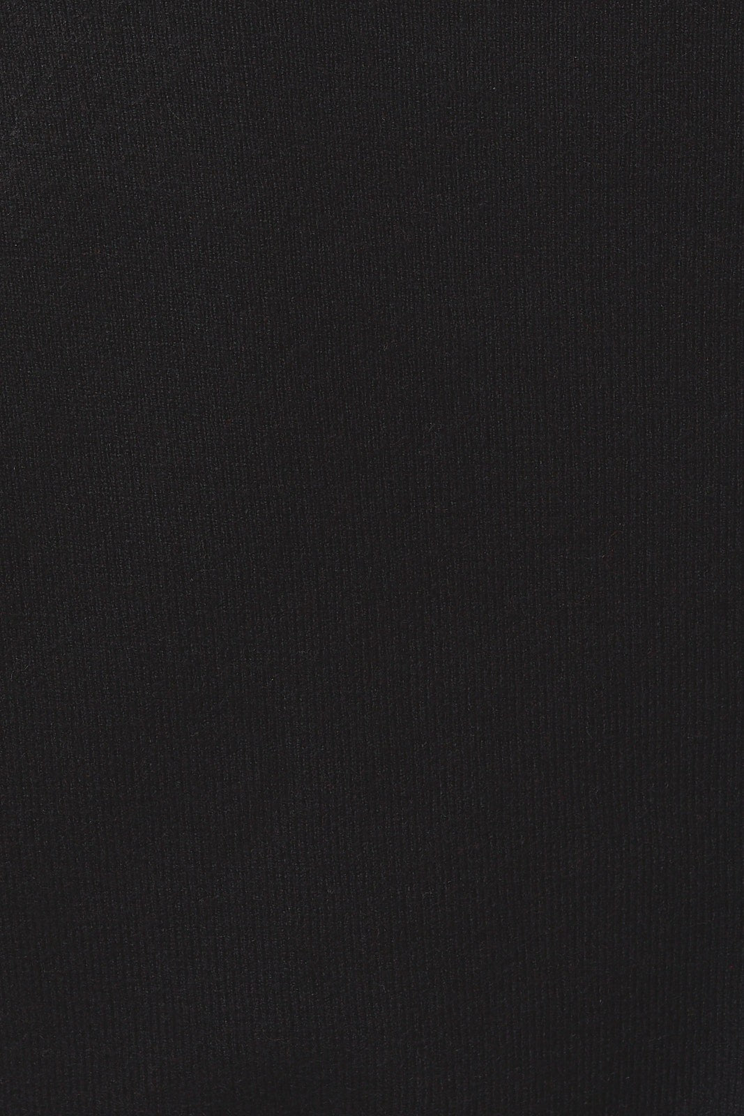 Lune Foldover Knit Capri Pants - Black