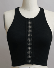 Mable Grid Texture Racerback Brami Tank - Westly