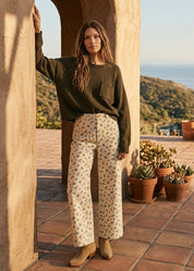 Maddie Roll Neck Pocket Sweater - Westly
