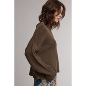 Maddie Roll Neck Pocket Sweater - Westly