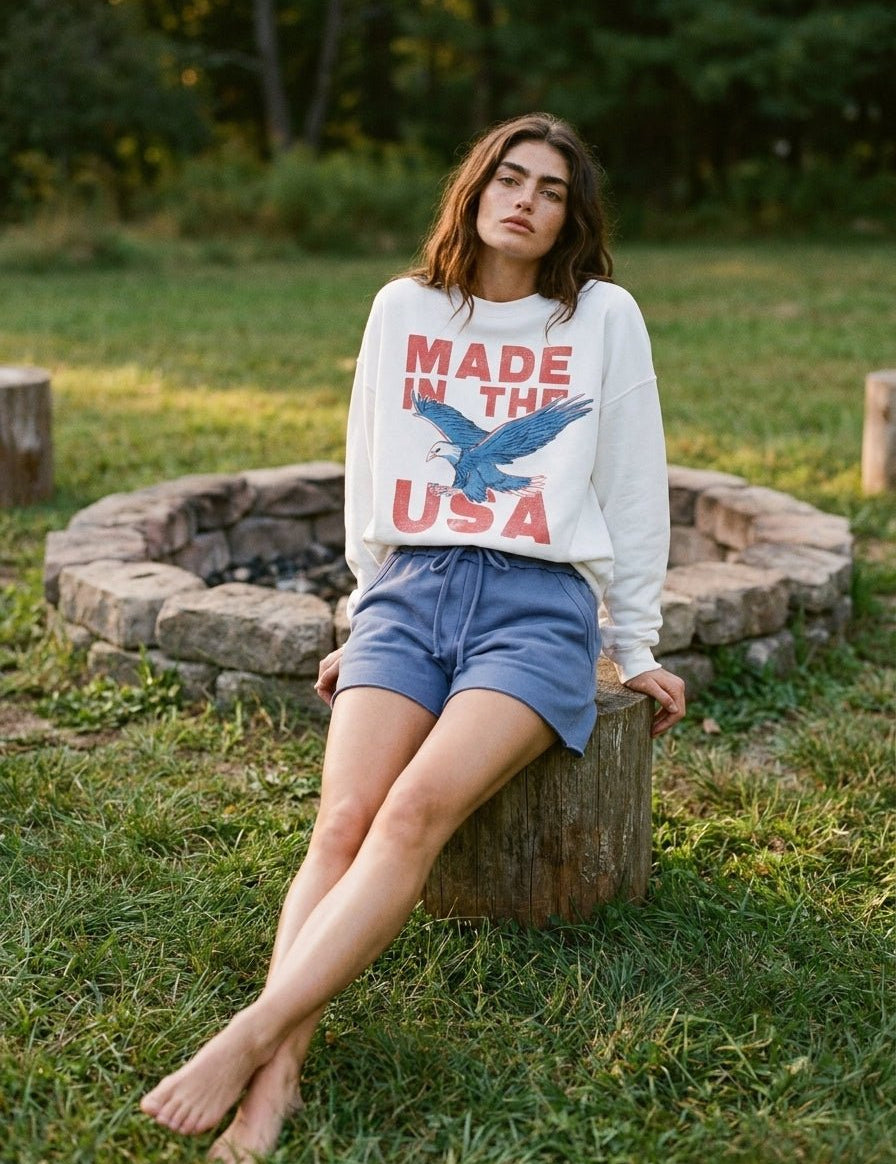 Made In The USA Oversized Sweatshirt - Westly