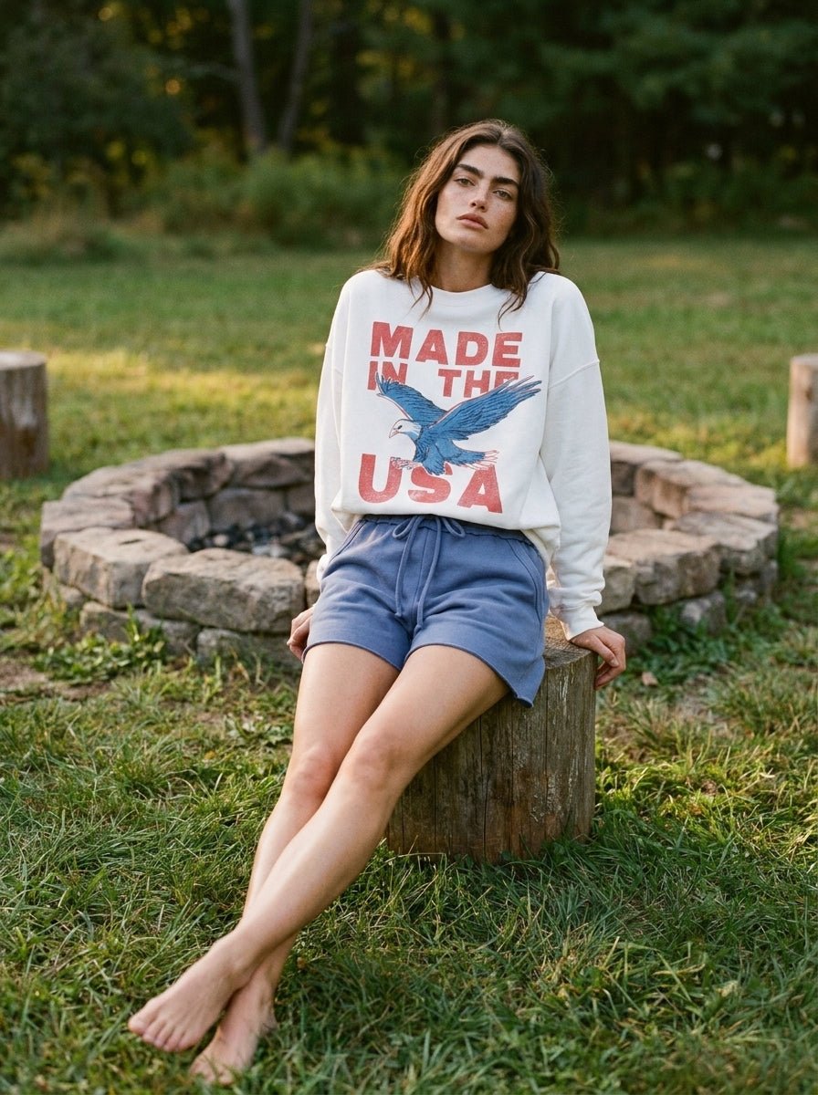 Made In The USA Oversized Sweatshirt - Westly