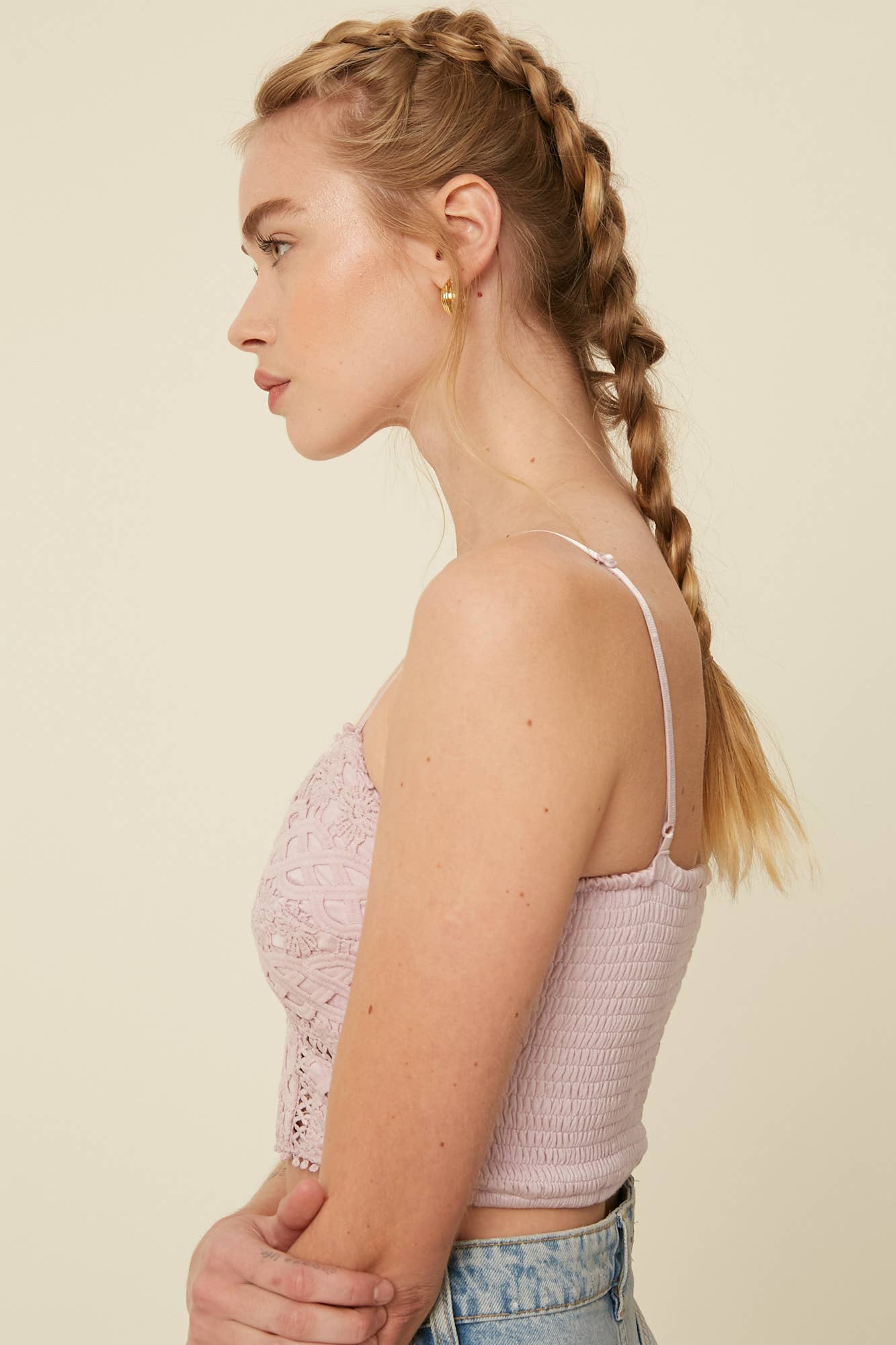 Made You Blush Bralette Crop Top - Westly