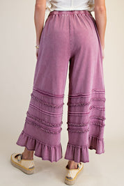 Maggie Washed Terry Pants - Westly