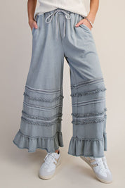Maggie Washed Terry Pants - Westly