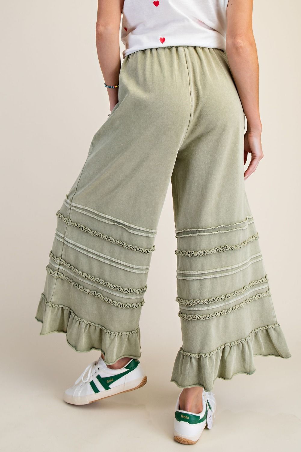 Maggie Washed Terry Pants - Westly