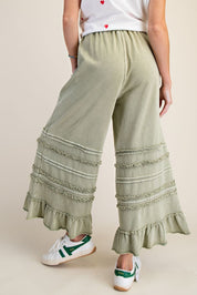 Maggie Washed Terry Pants - Westly