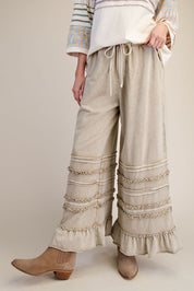 Maggie Washed Terry Pants - Westly