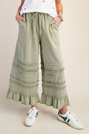 Maggie Washed Terry Pants - Westly