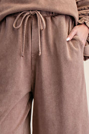 Maggie Washed Terry Pants - Westly