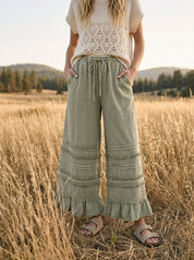Maggie Washed Terry Pants - Westly