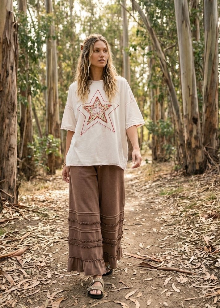 Maggie Washed Terry Pants - Westly