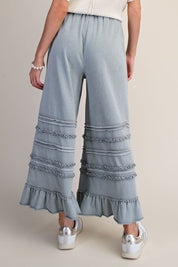 Maggie Washed Terry Pants - Westly