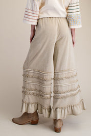 Maggie Washed Terry Pants - Westly