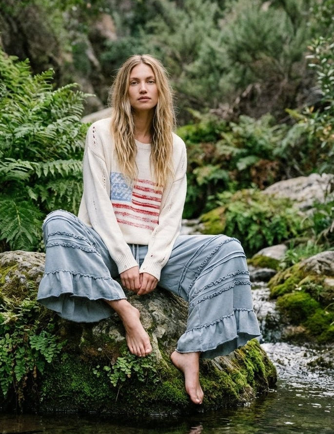 Maggie Washed Terry Pants - Westly