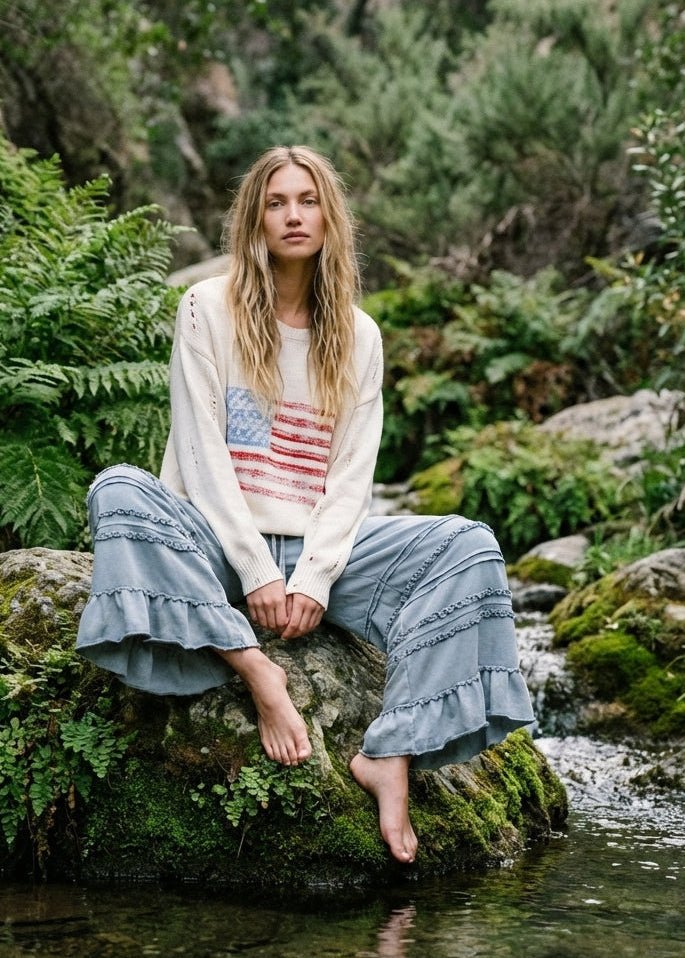 Maggie Washed Terry Pants - Westly