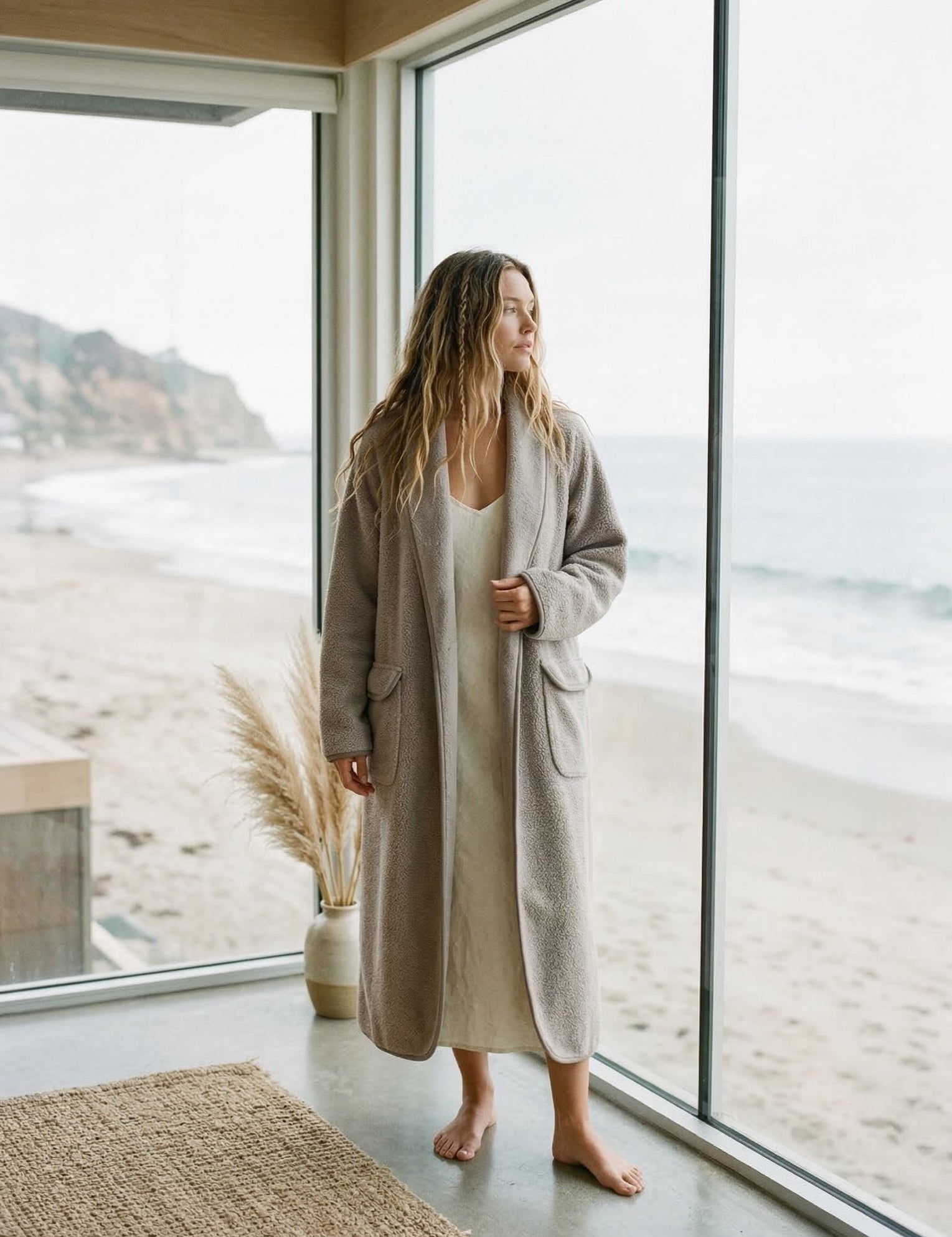 Malibu Mornings Cozy Lounge Coat - Westly