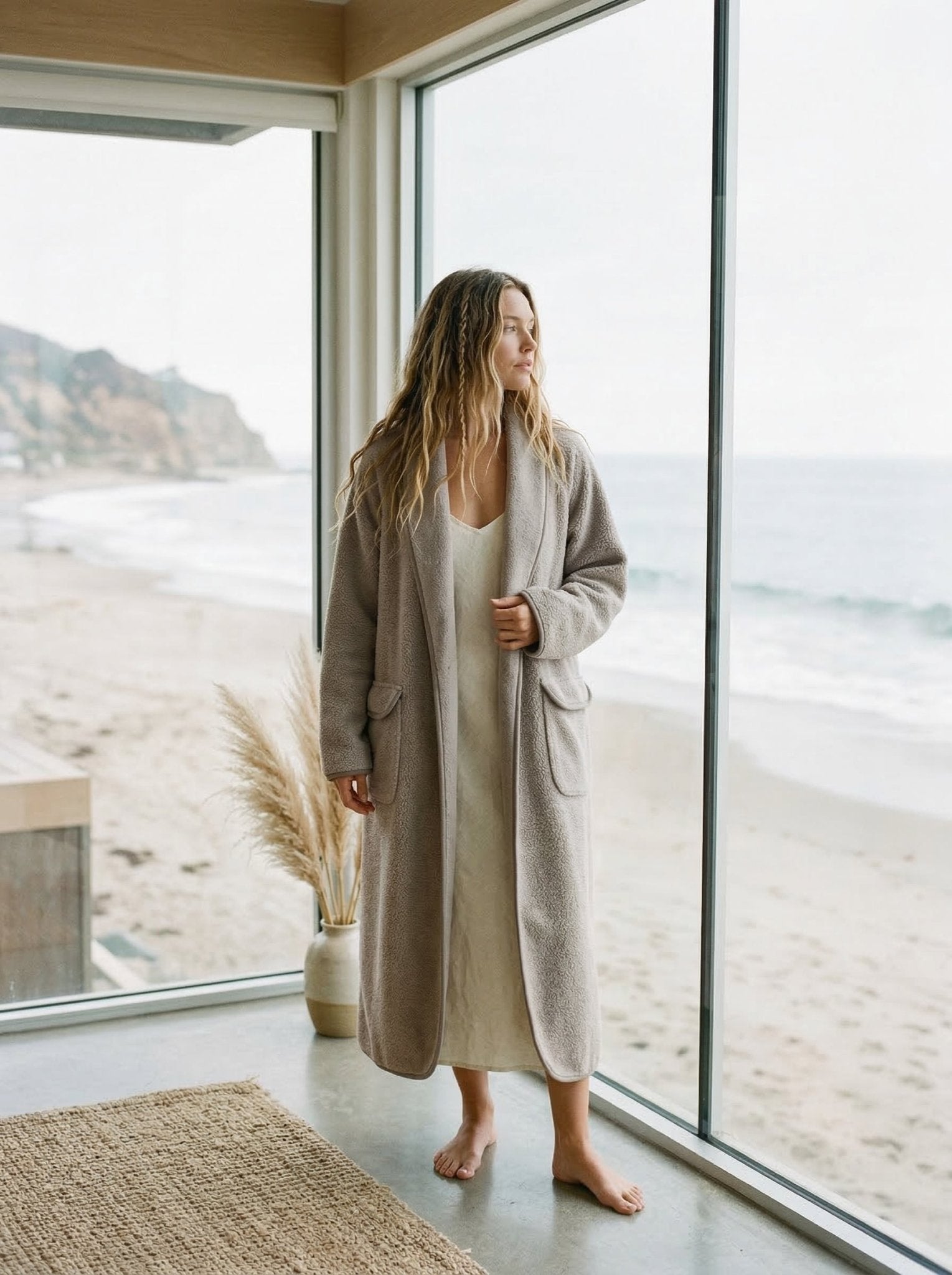 Malibu Mornings Cozy Lounge Coat - Westly