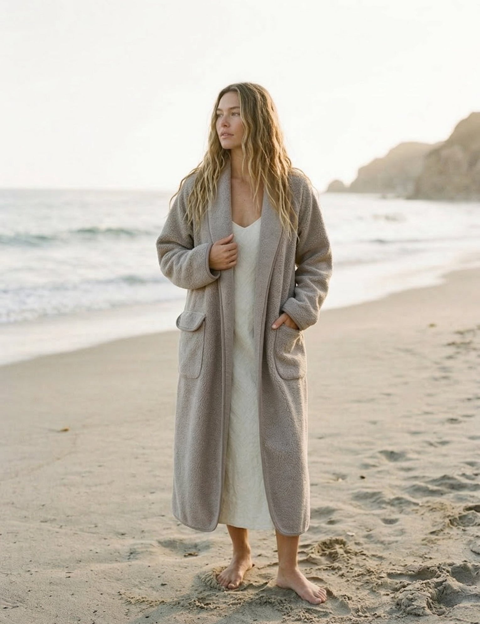 Malibu Mornings Cozy Lounge Coat - Westly