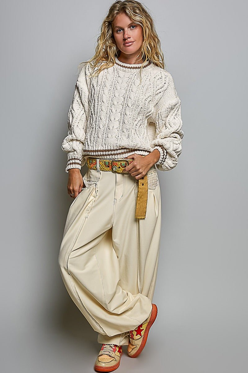 Maple Grove Cable Knit Sweater - Westly