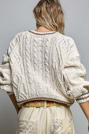 Maple Grove Cable Knit Sweater - Westly
