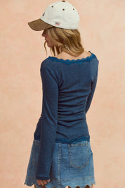 Mara Vintage Lace Button Down Cardigan - Westly