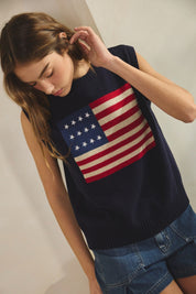 Marcy American Flag Vest - Westly