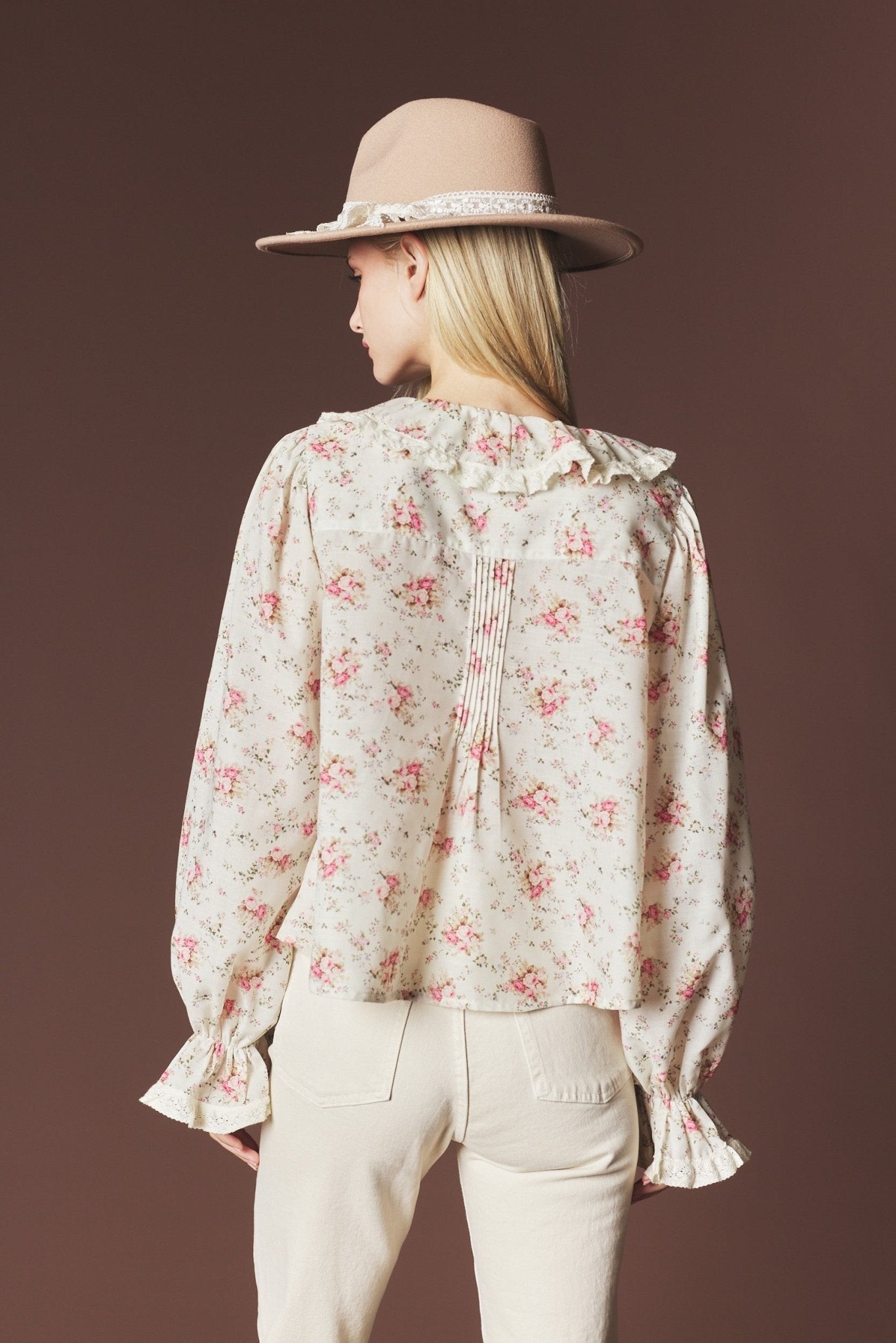 Marguerite Floral Ruffle Blouse - Westly