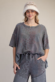 Mariah Patchwork Print Oversized Tunic Top - Westly