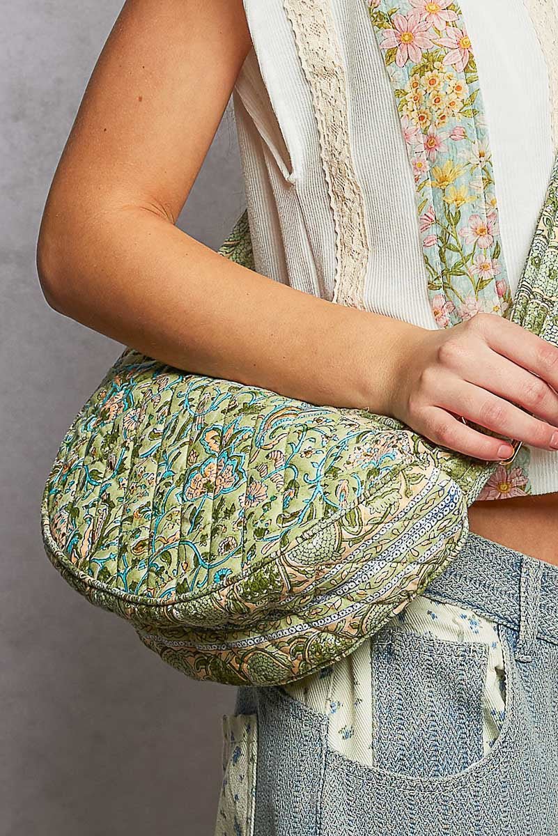 Maribel Hand Block Quilted Crossbody - Westly