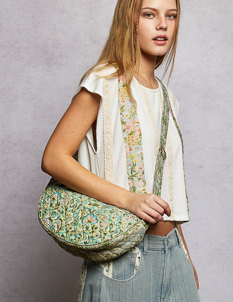 Maribel Hand Block Quilted Crossbody - Westly