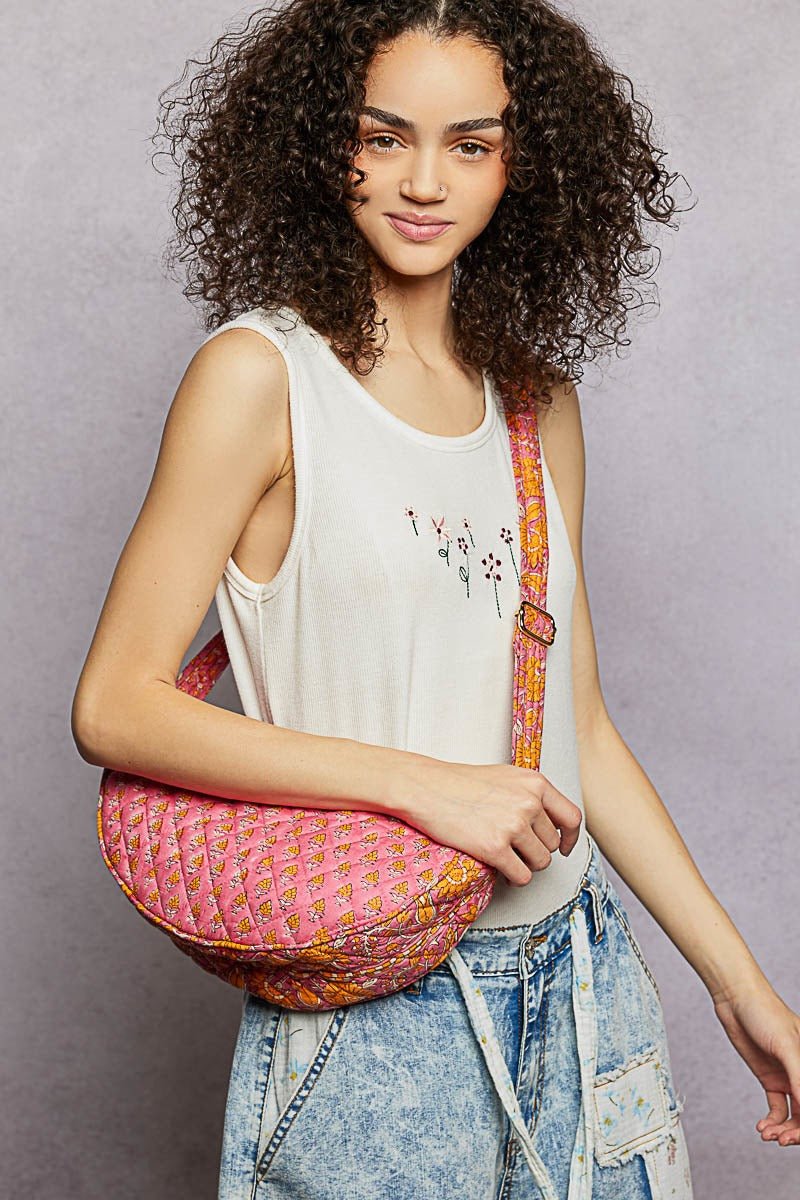 Maribel Hand Block Quilted Crossbody - Westly