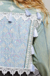 Marietta Embroidered Denim Jacket - Westly