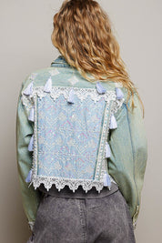 Marietta Embroidered Denim Jacket - Westly