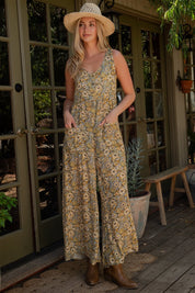 Marigold Wide - Leg Floral Jumpsuit - Westly