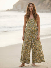 Marigold Wide - Leg Floral Jumpsuit - Westly