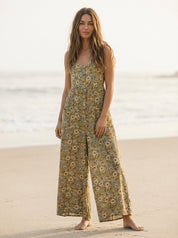 Marigold Wide - Leg Floral Jumpsuit - Westly