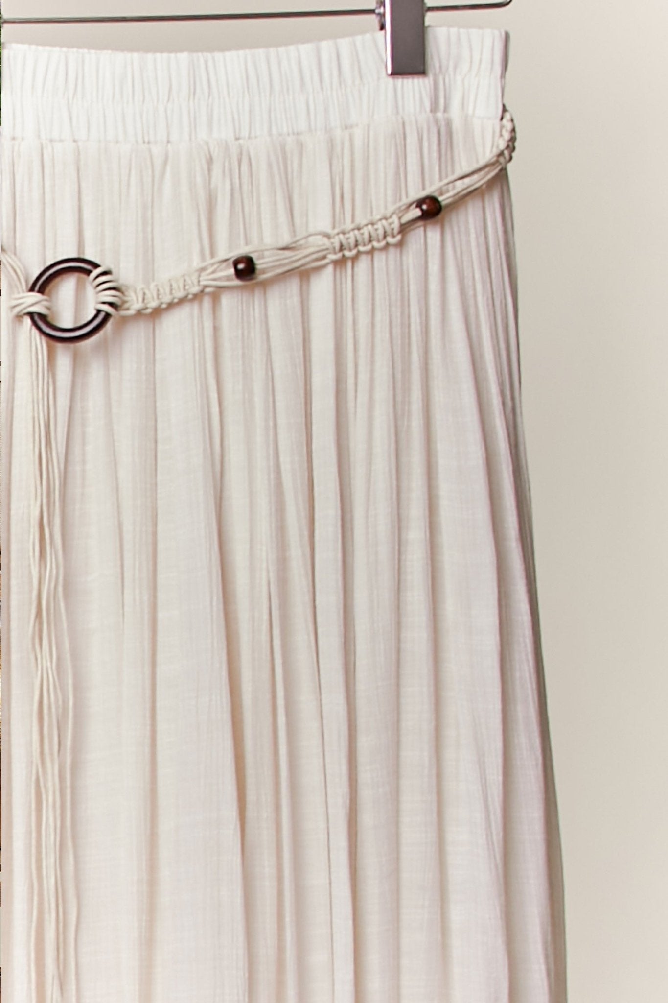 Mariner Boho Skirt with Rope Belt - Westly