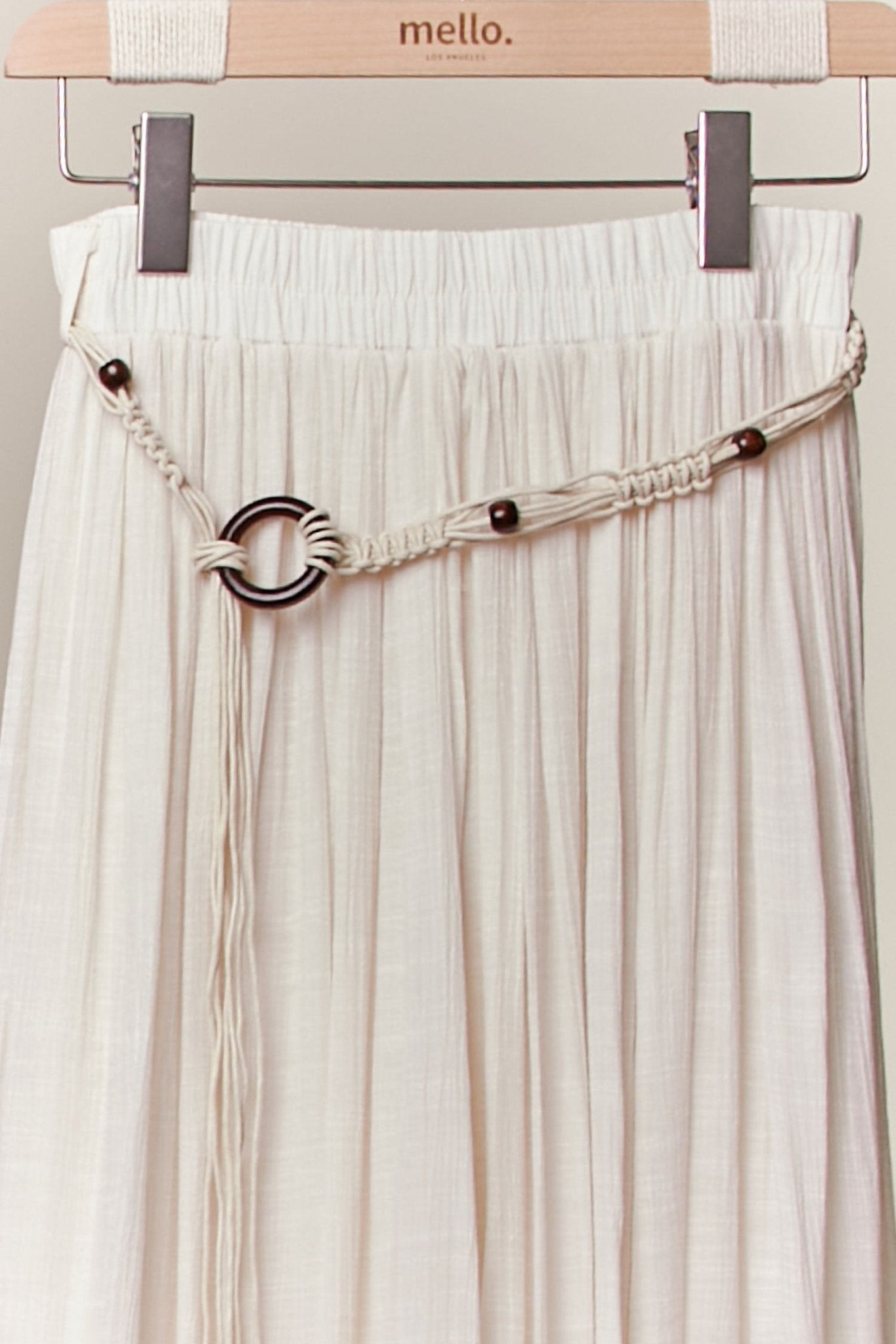 Mariner Boho Skirt with Rope Belt - Westly