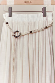 Mariner Boho Skirt with Rope Belt - Westly