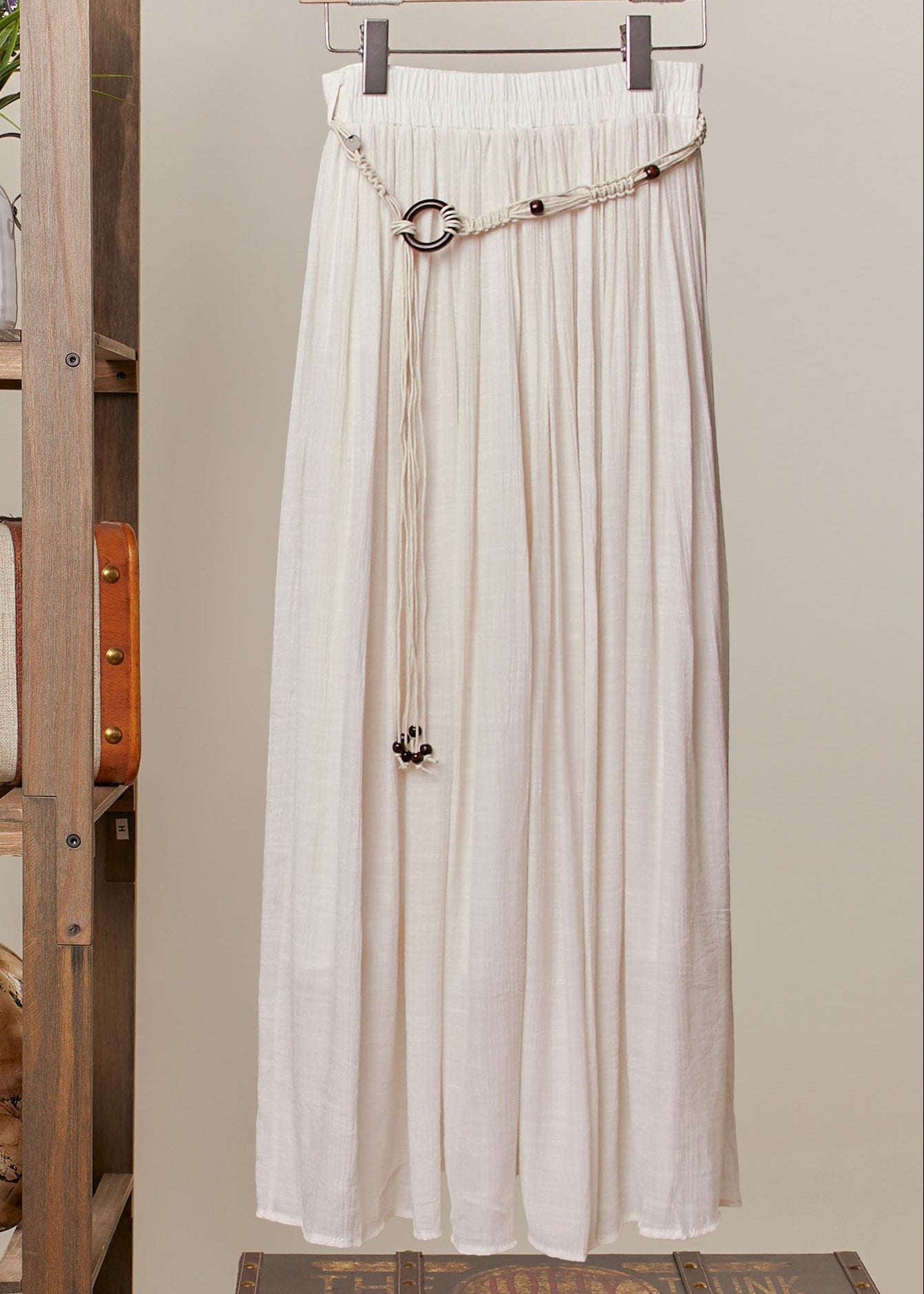Mariner Boho Skirt with Rope Belt - Westly