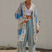 Mariposa Crochet Patchwork Duster - Westly