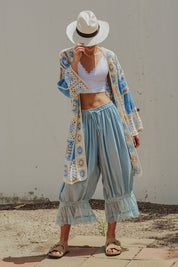 Mariposa Crochet Patchwork Duster - Westly
