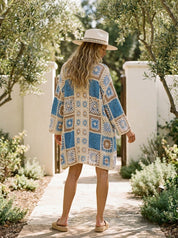 Mariposa Crochet Patchwork Duster - Westly