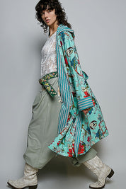 Mariposa Reversible Velvet Duster - Westly