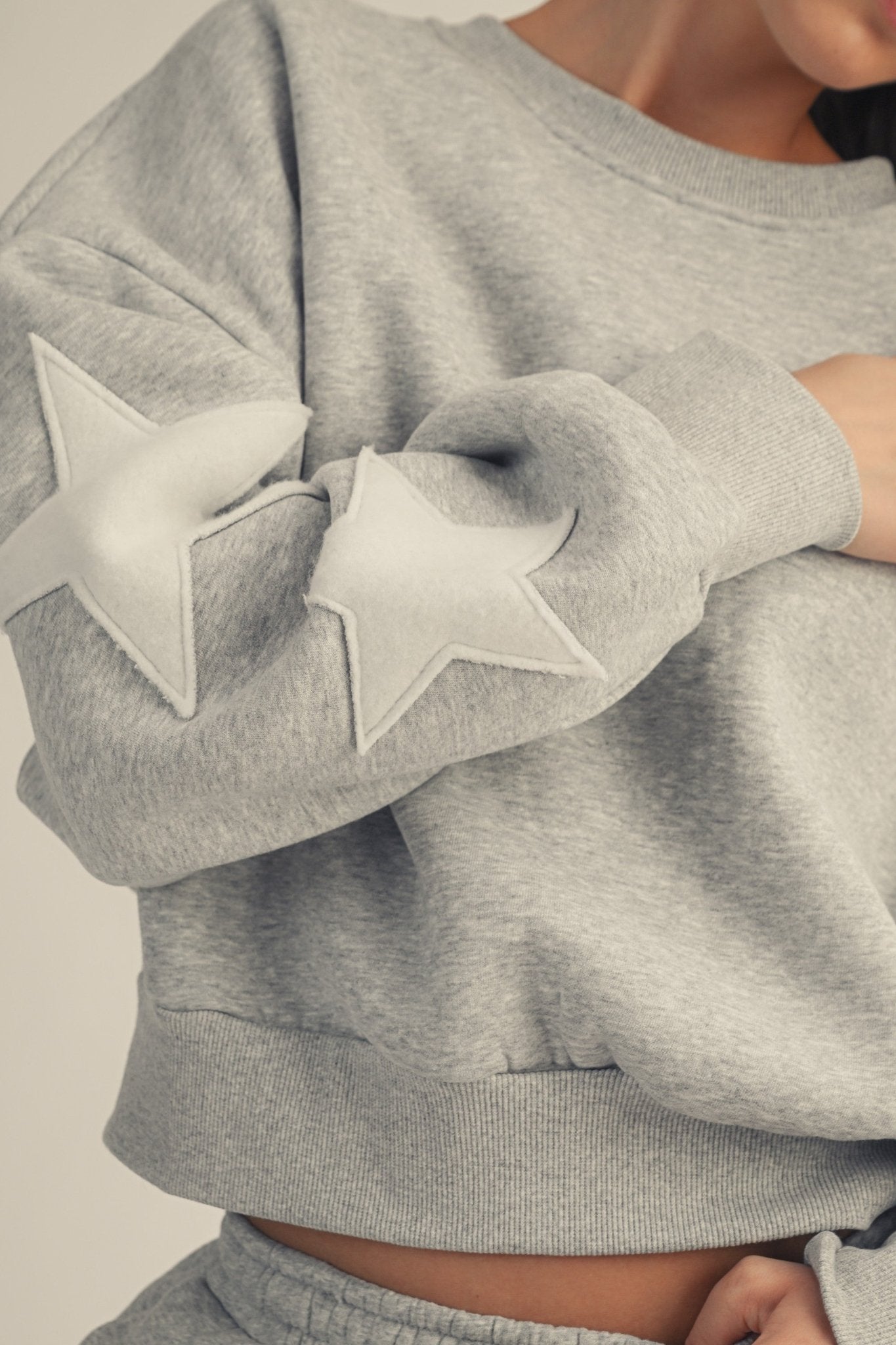 Maya Star Accenet Relaxed Sweatshirt - Westly